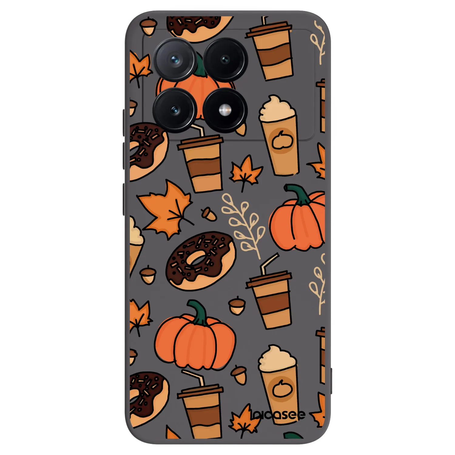 Picasee crna silikonska maskica za Xiaomi Poco X6 Pro - Fallovers