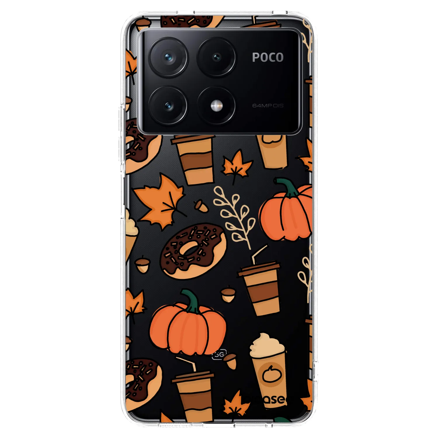 Picasee silikonska prozirna maskica za Xiaomi Poco X6 Pro - Fallovers