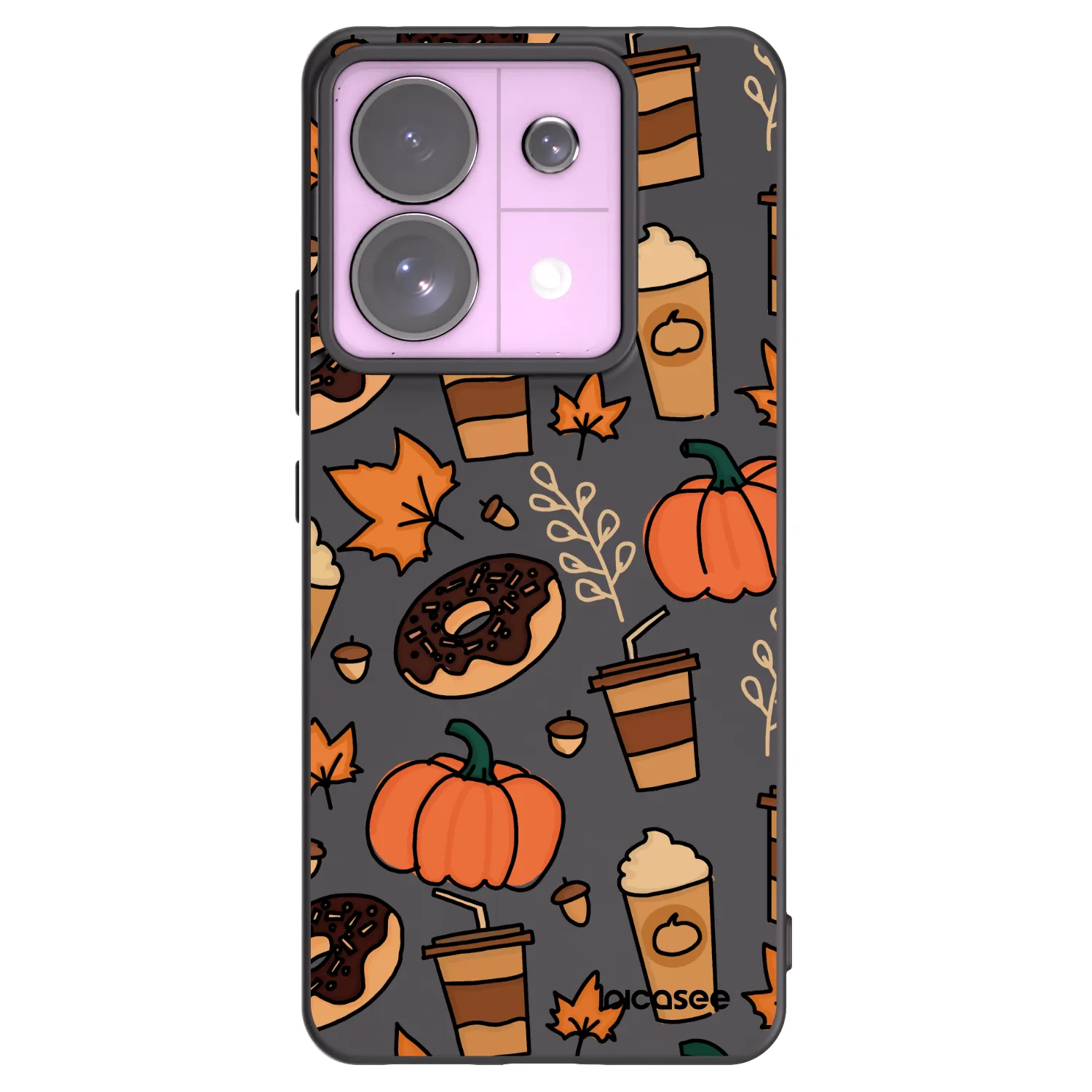 Picasee crna silikonska maskica za Xiaomi Redmi Note 13 Pro 5G - Fallovers