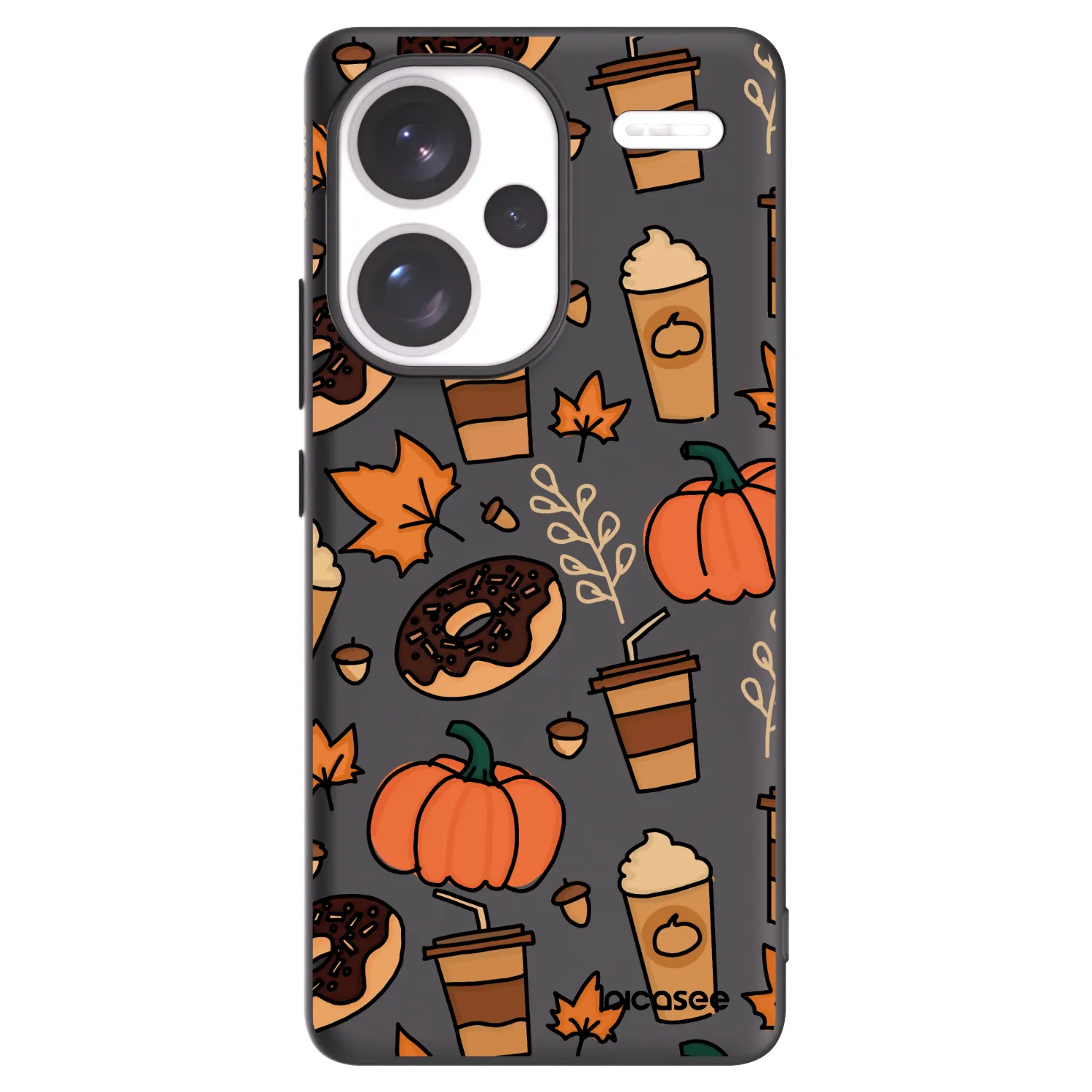 Picasee crna silikonska maskica za Xiaomi Redmi Note 13 Pro+ 5G - Fallovers