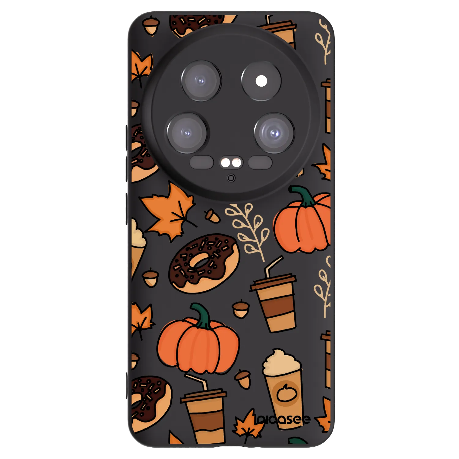 Picasee crna silikonska maskica za Xiaomi 14 Ultra - Fallovers