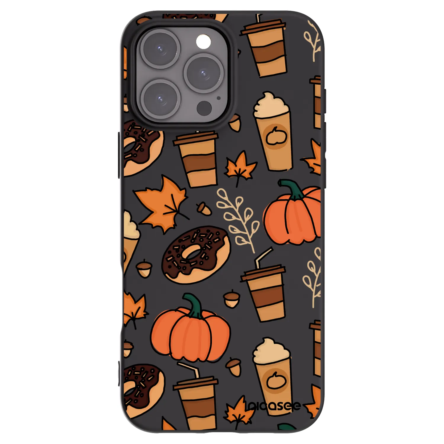 Picasee crna silikonska maskica za Apple iPhone 16 Pro Max - Fallovers