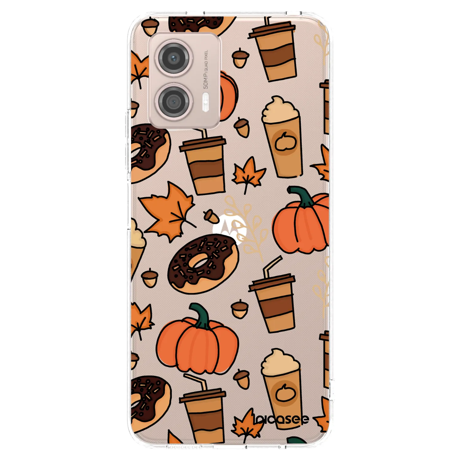 Picasee silikonska prozirna maskica za Motorola Moto G53 5G - Fallovers