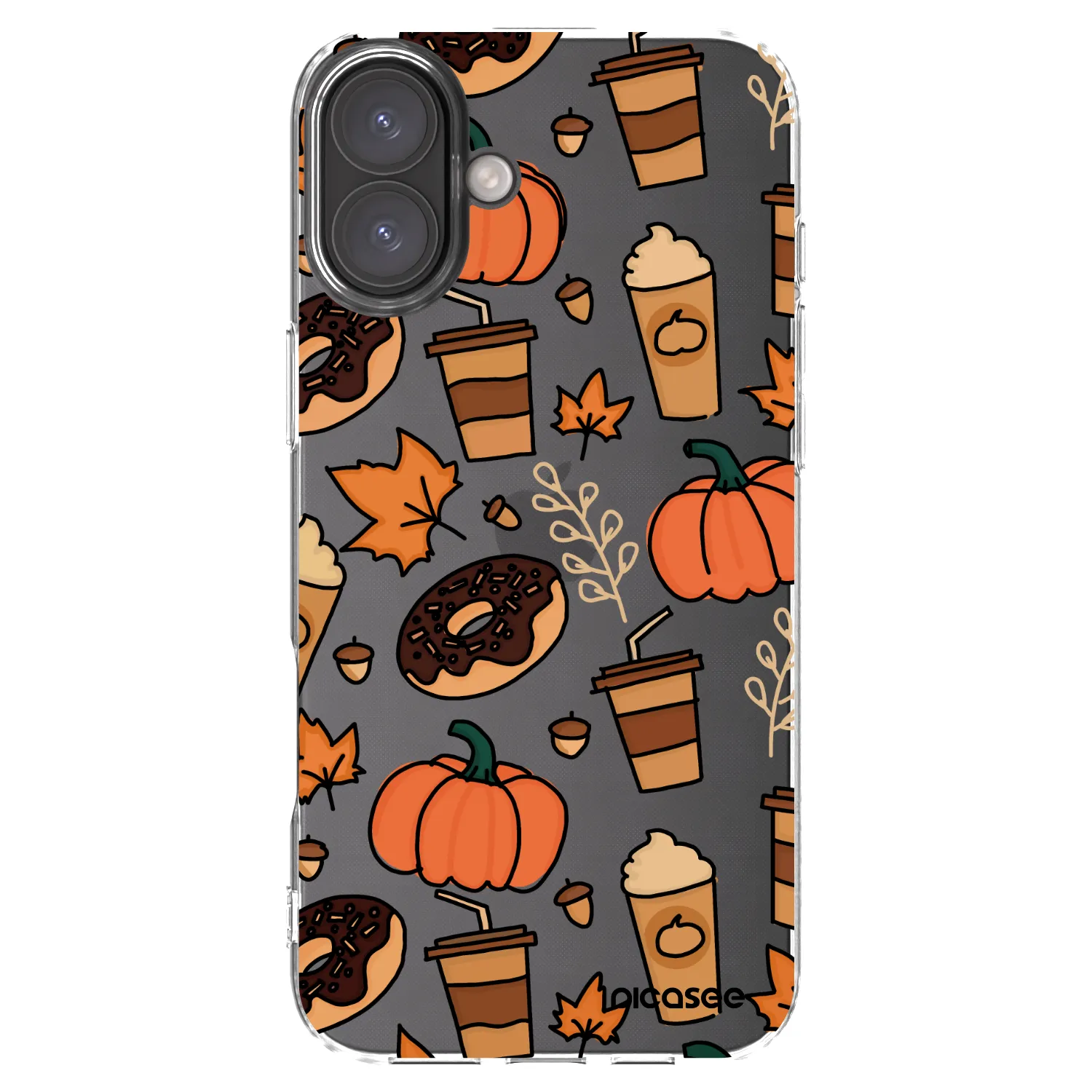 Picasee silikonska prozirna maskica za Apple iPhone 16 Plus - Fallovers