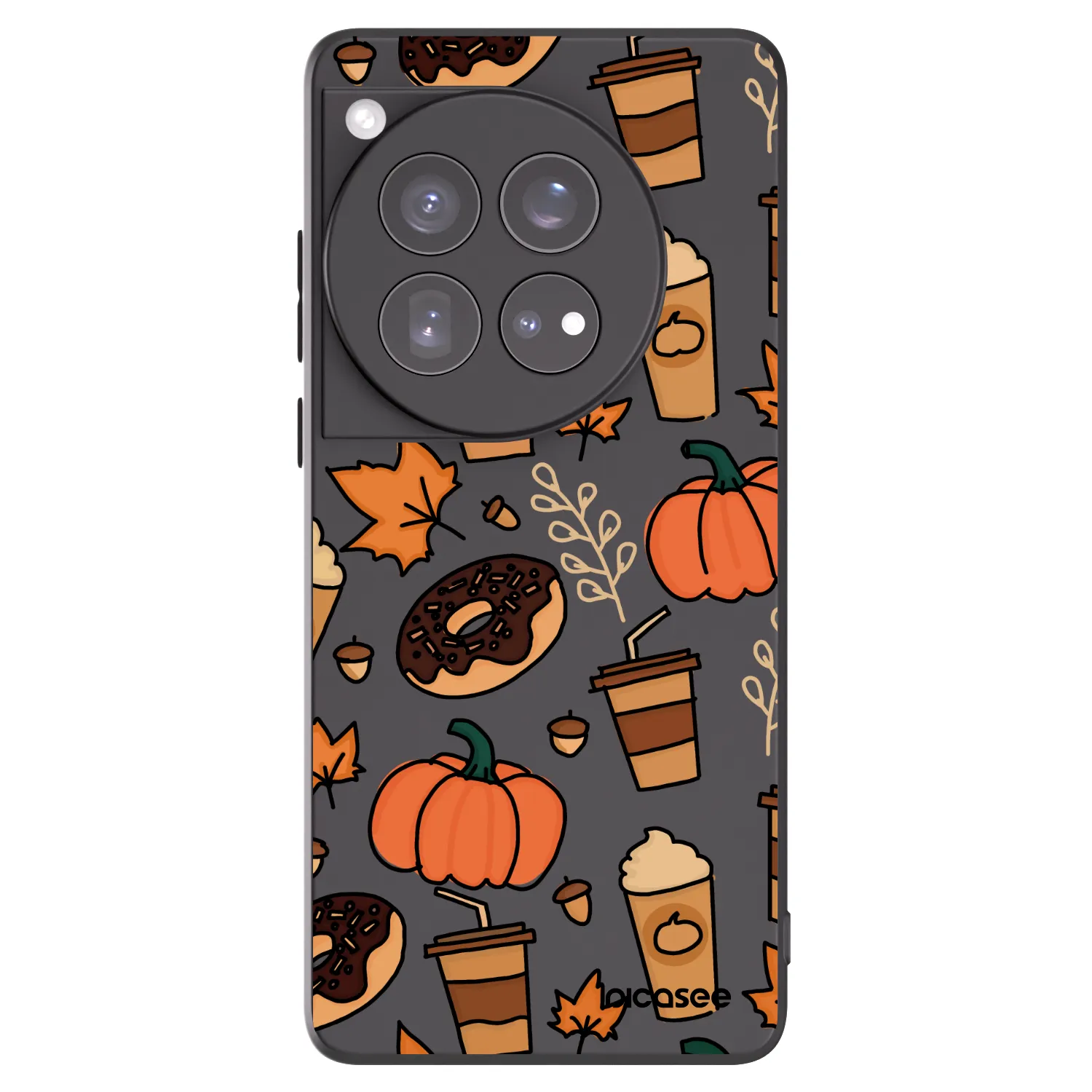 Picasee crna silikonska maskica za OnePlus 12 5G - Fallovers
