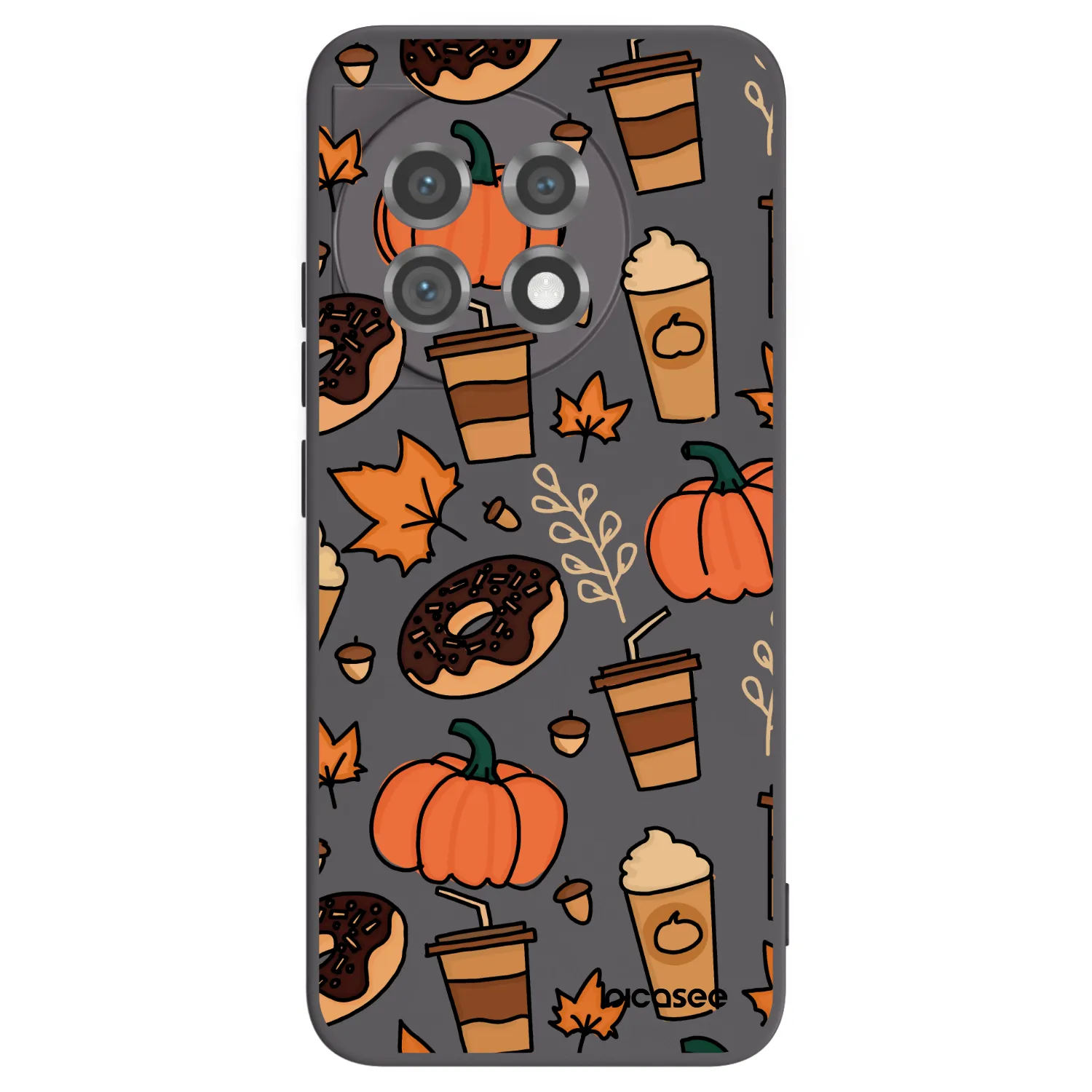 Picasee crna silikonska maskica za OnePlus 11 5G - Fallovers