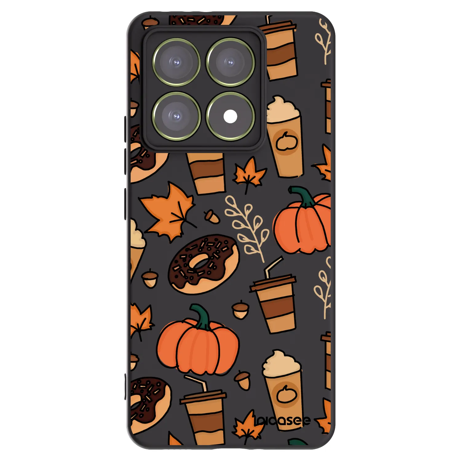 Picasee crna silikonska maskica za Xiaomi 14T - Fallovers