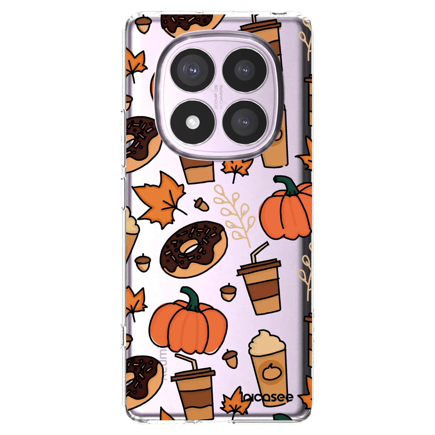 Picasee silikonska prozirna maskica za Xiaomi Redmi Note 14 Pro 5G - Fallovers