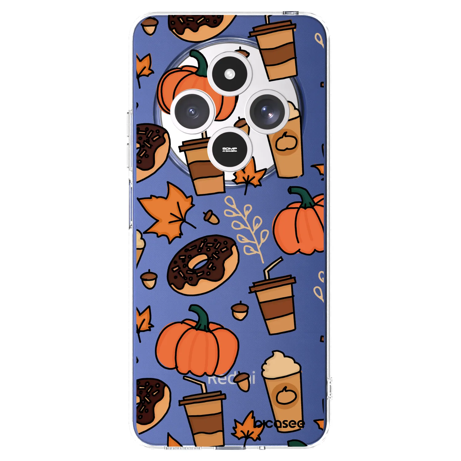 Picasee silikonska prozirna maskica za Xiaomi Redmi 14C - Fallovers