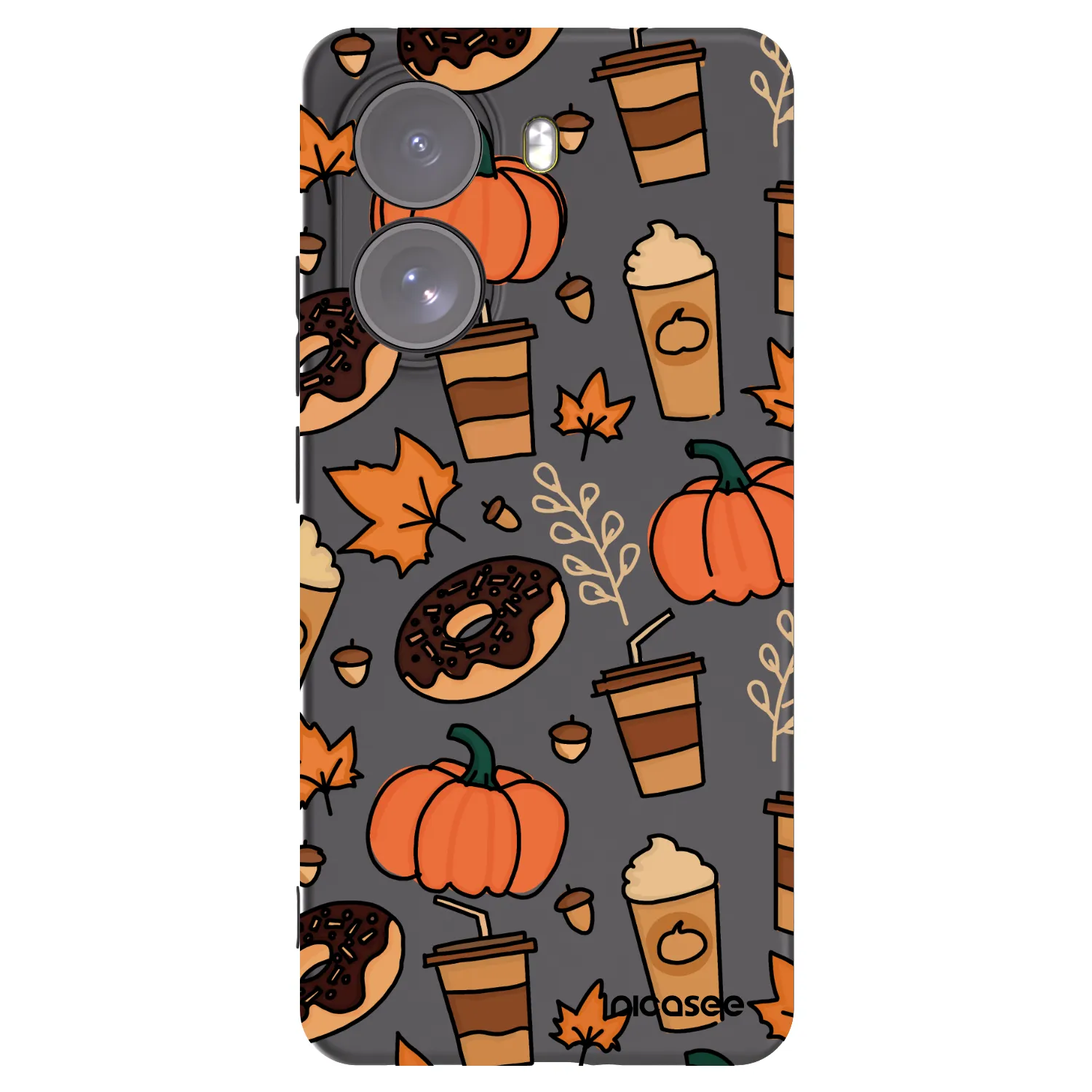 Picasee crna silikonska maskica za Xiaomi Poco X7 - Fallovers