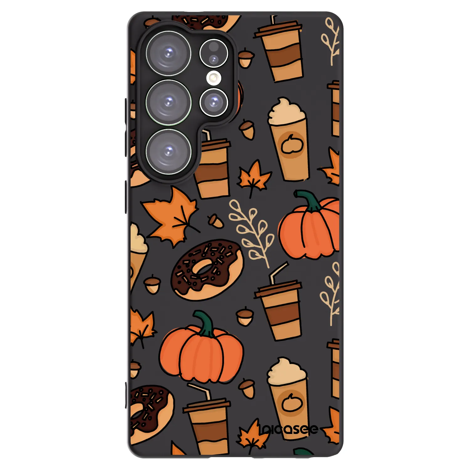 Picasee crna silikonska maskica za Samsung Galaxy S25 Ultra 5G - Fallovers