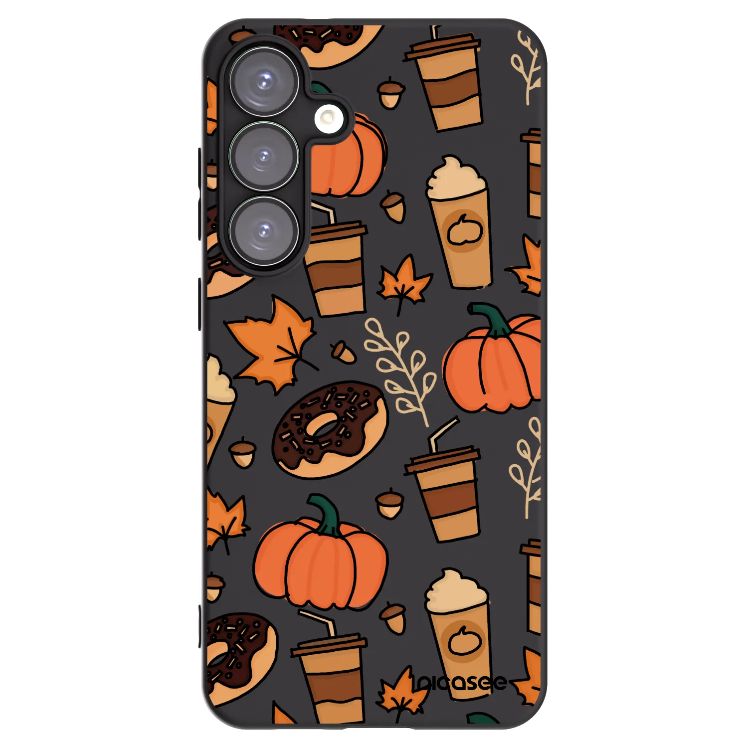 Picasee crna silikonska maskica za Samsung Galaxy S25+ 5G - Fallovers