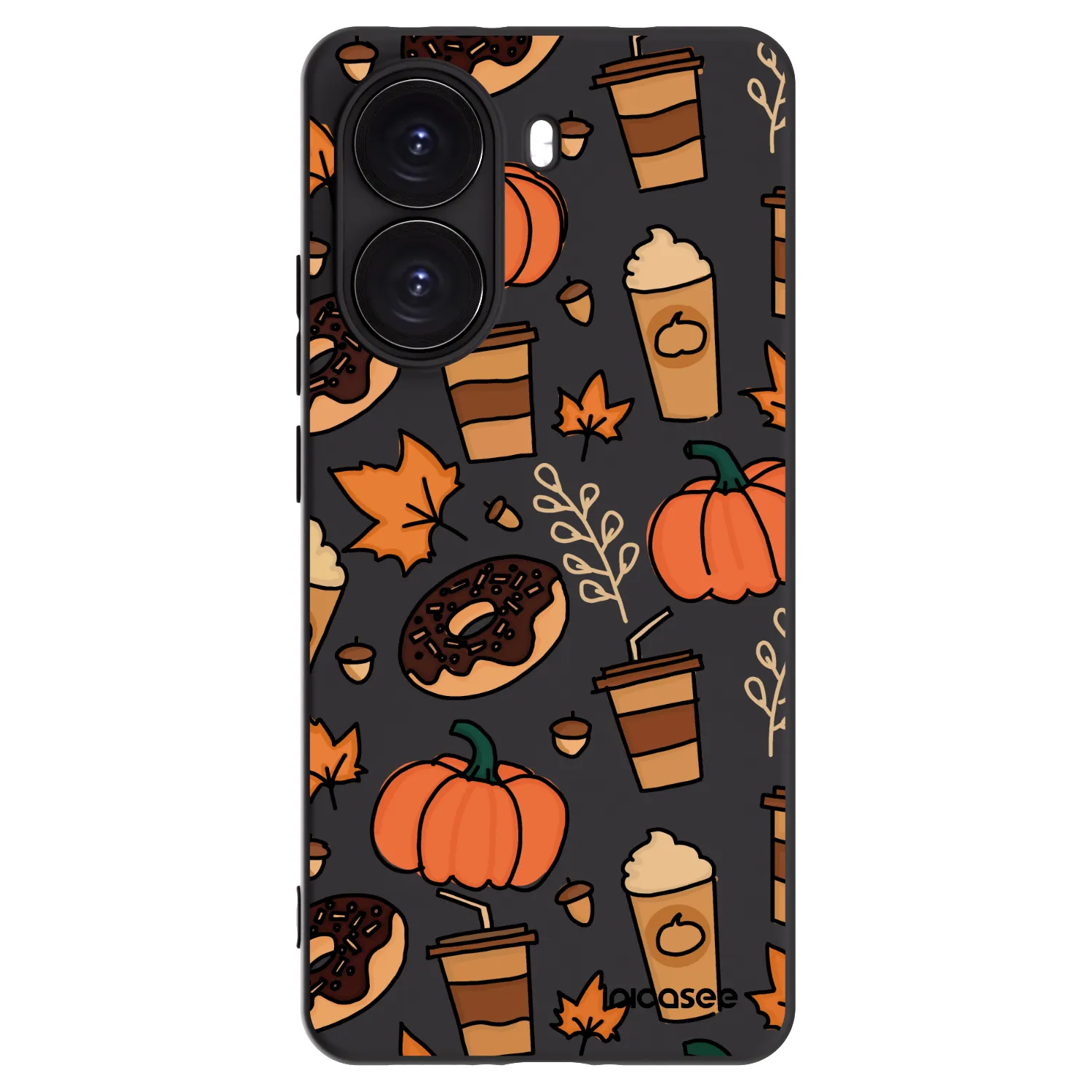 Picasee crna silikonska maskica za Xiaomi Poco X7 Pro 5G - Fallovers