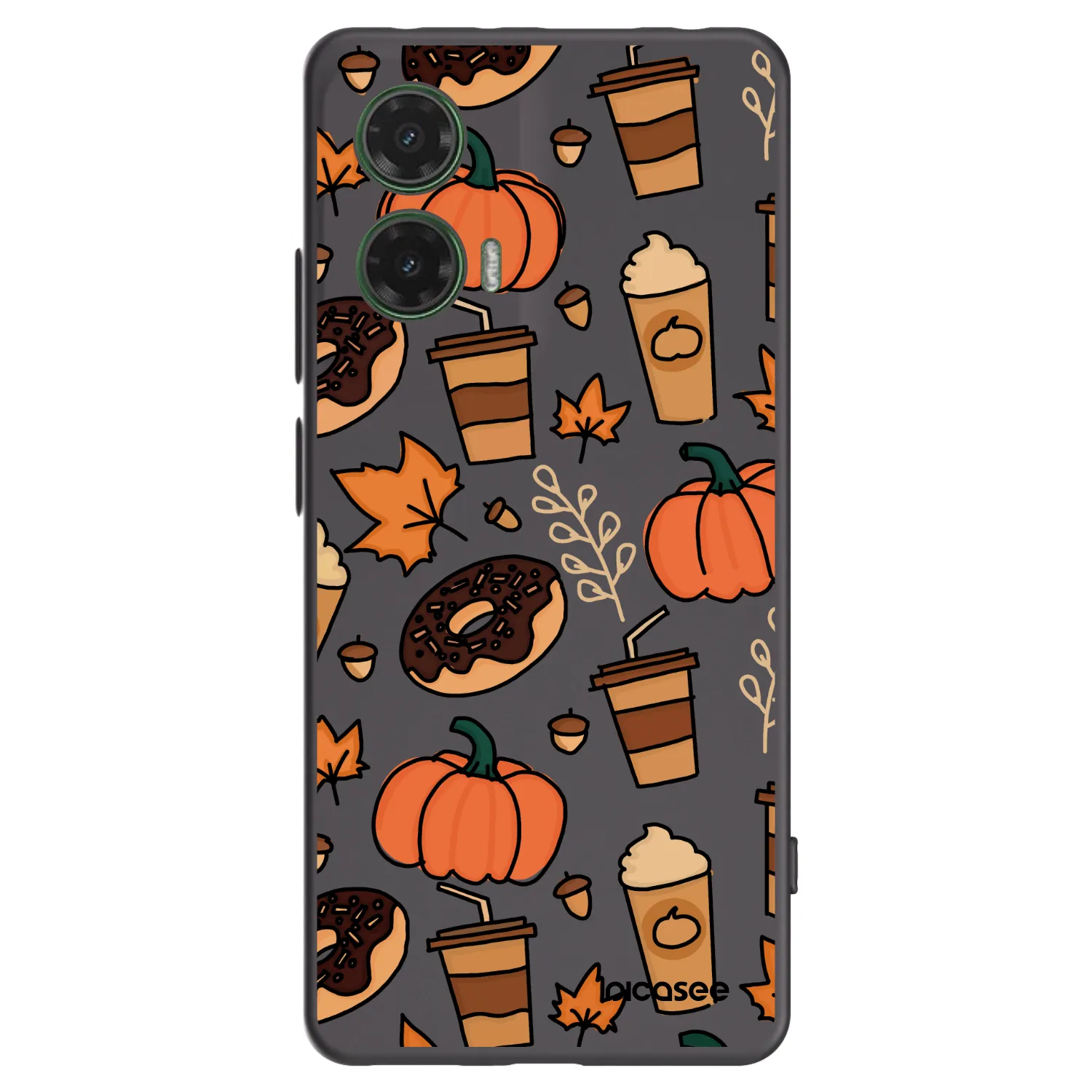Picasee crna silikonska maskica za Motorola Moto G35 5G - Fallovers