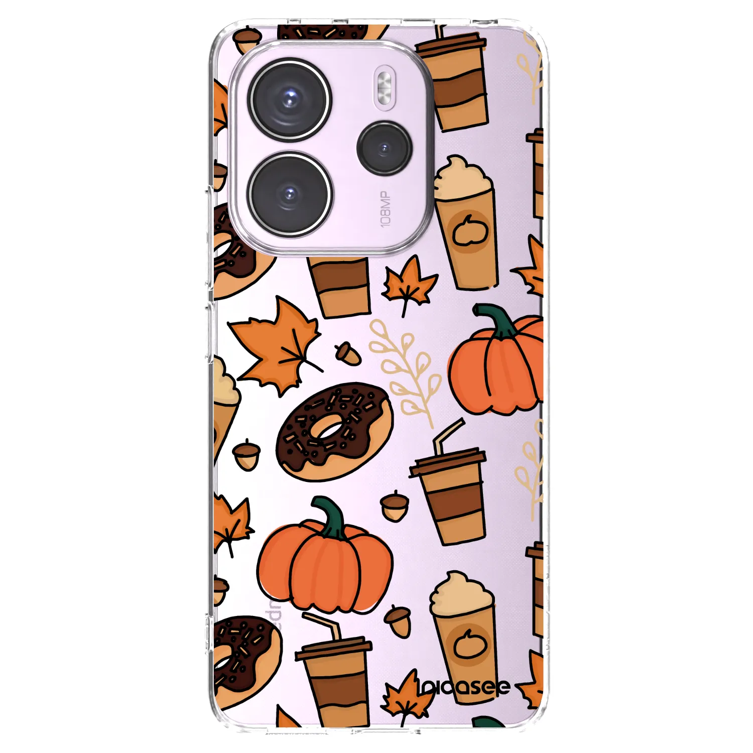 Picasee silikonska prozirna maskica za Xiaomi Redmi Note 14 4G - Fallovers