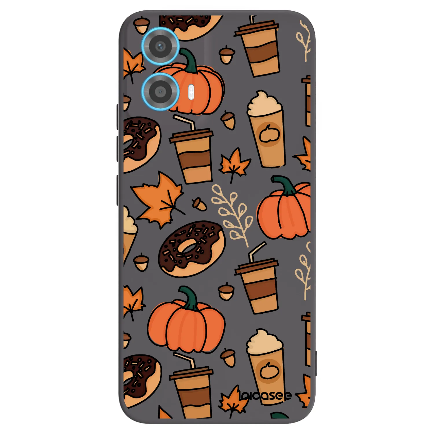 Picasee crna silikonska maskica za Motorola Moto G34 5G - Fallovers