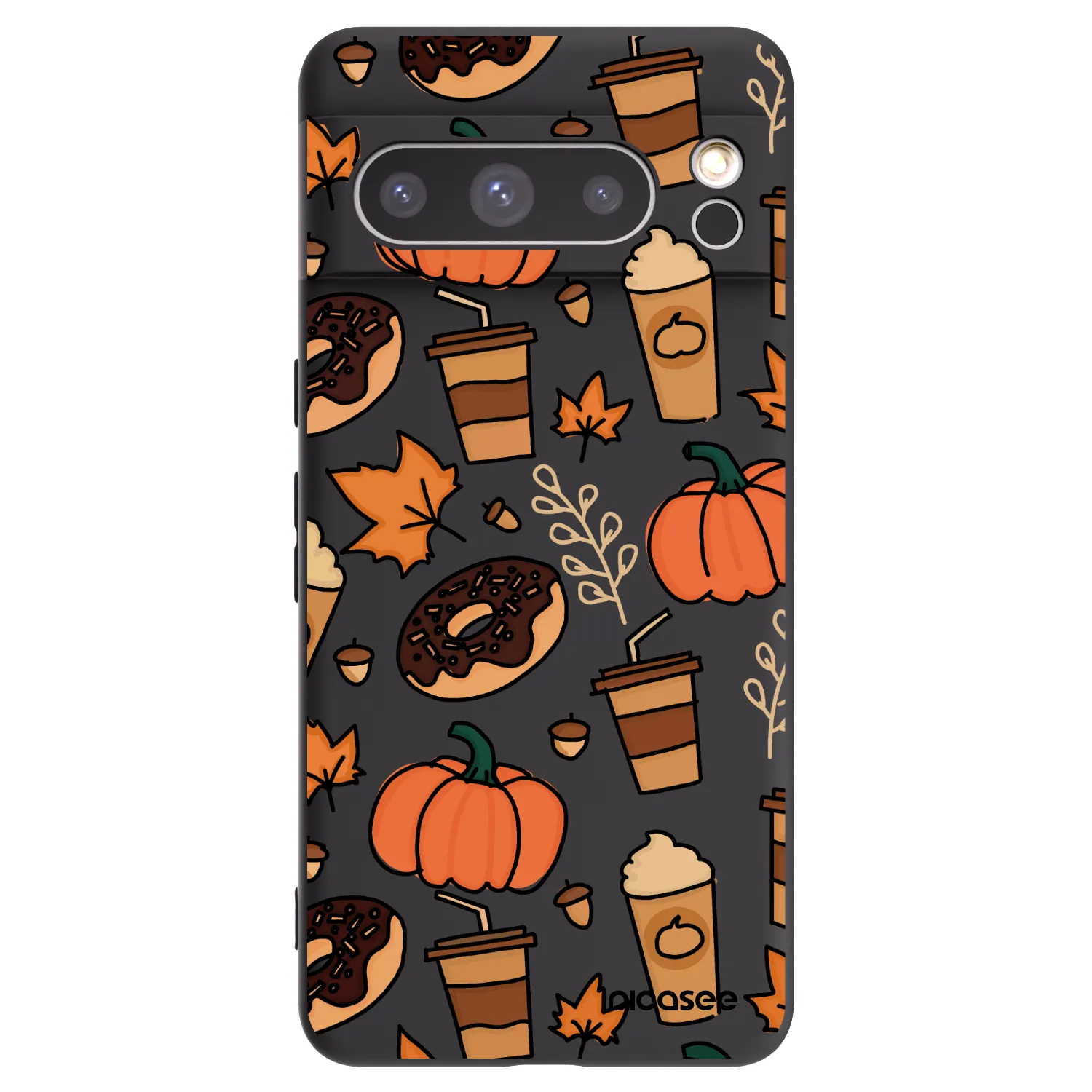 Picasee crna silikonska maskica za Google Pixel 8 Pro - Fallovers