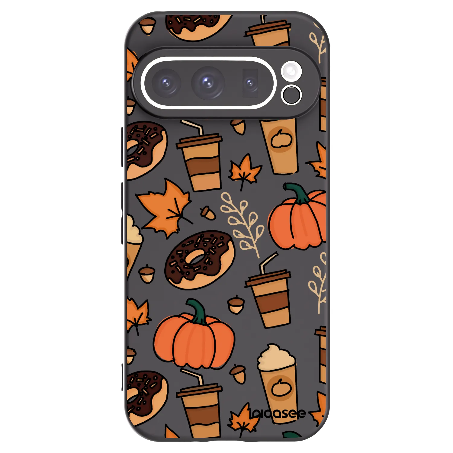 Picasee crna silikonska maskica za Google Pixel 9 Pro - Fallovers