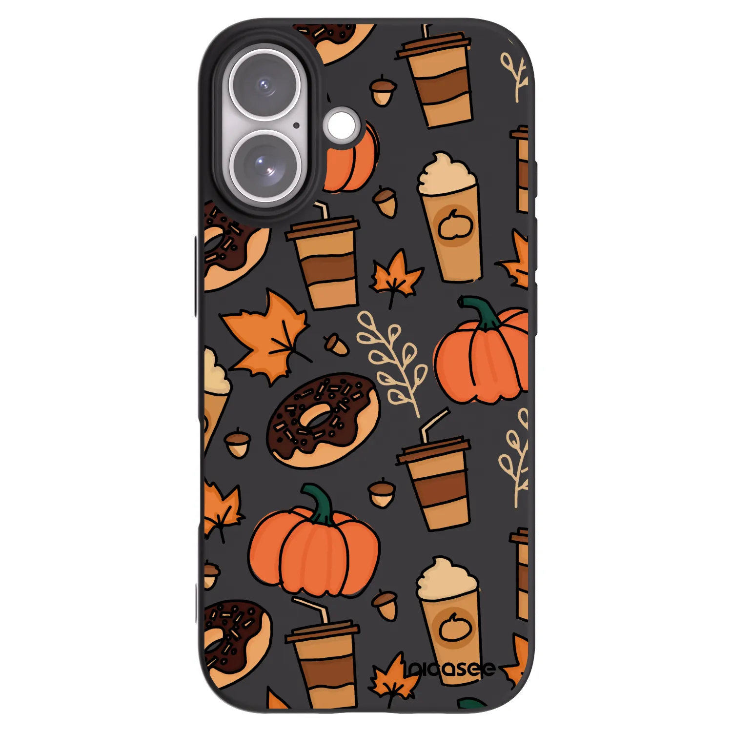 Picasee crna silikonska maskica za Apple iPhone 17 - Fallovers