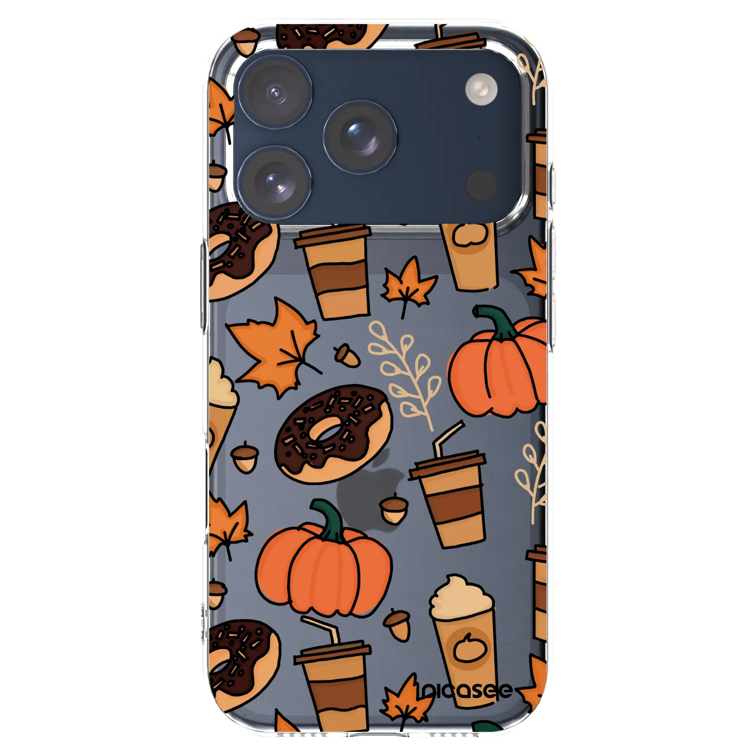 Picasee silikonska prozirna maskica za Apple iPhone 17 Pro - Fallovers