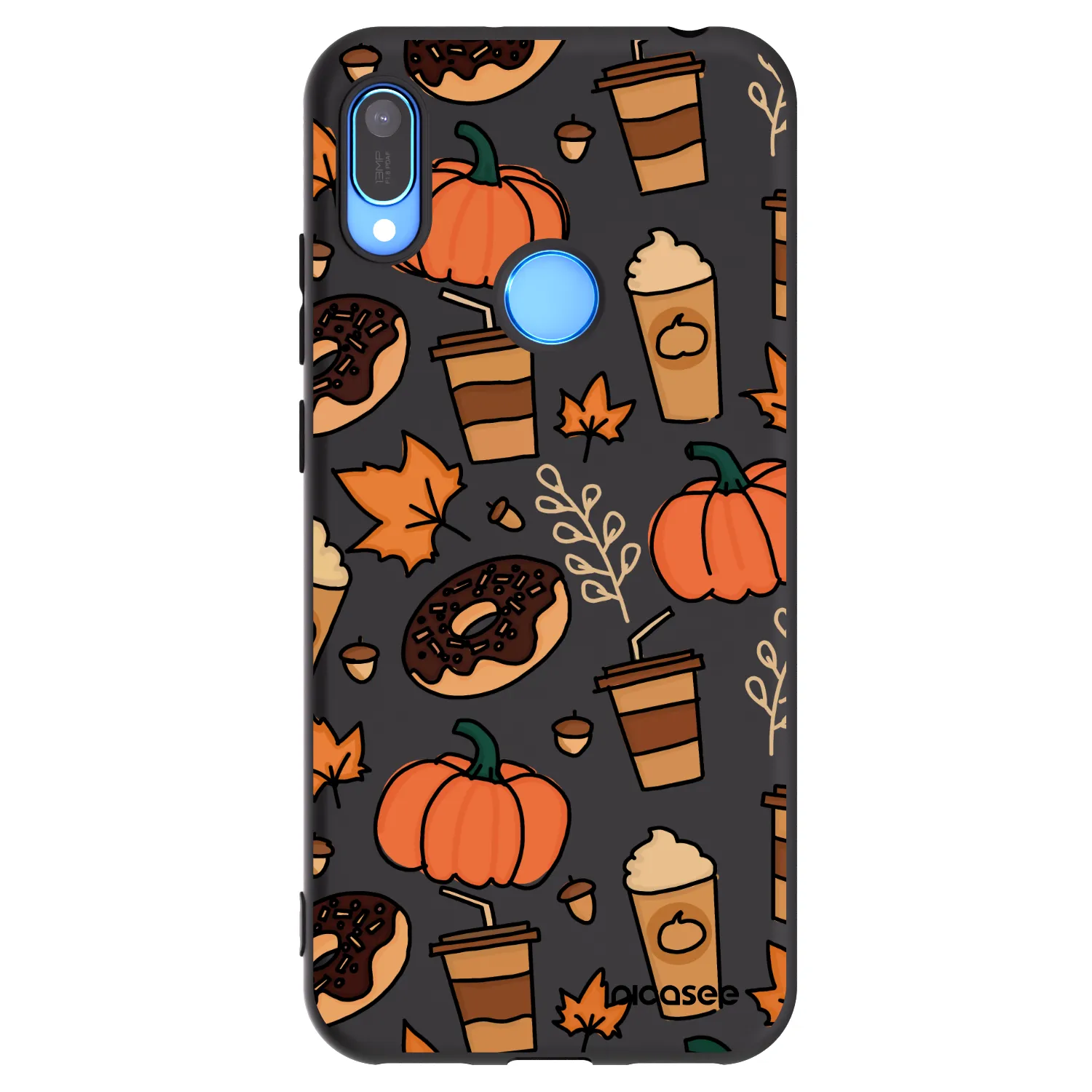 Picasee crna silikonska maskica za Huawei Y6 2019 - Fallovers