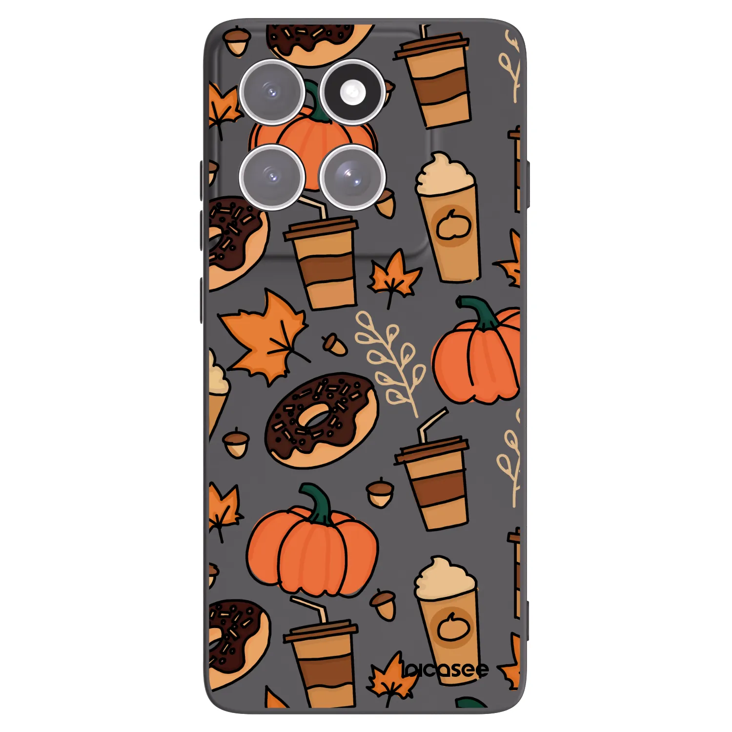Picasee crna silikonska maskica za Motorola Edge 60 Pro - Fallovers