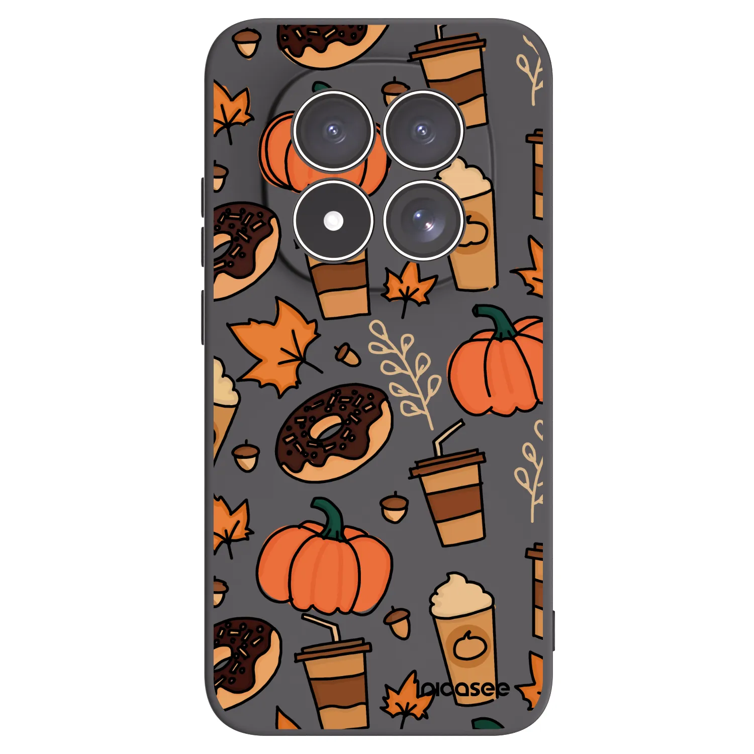 Picasee crna silikonska maskica za Xiaomi Redmi Note 15 Pro 4G - Fallovers
