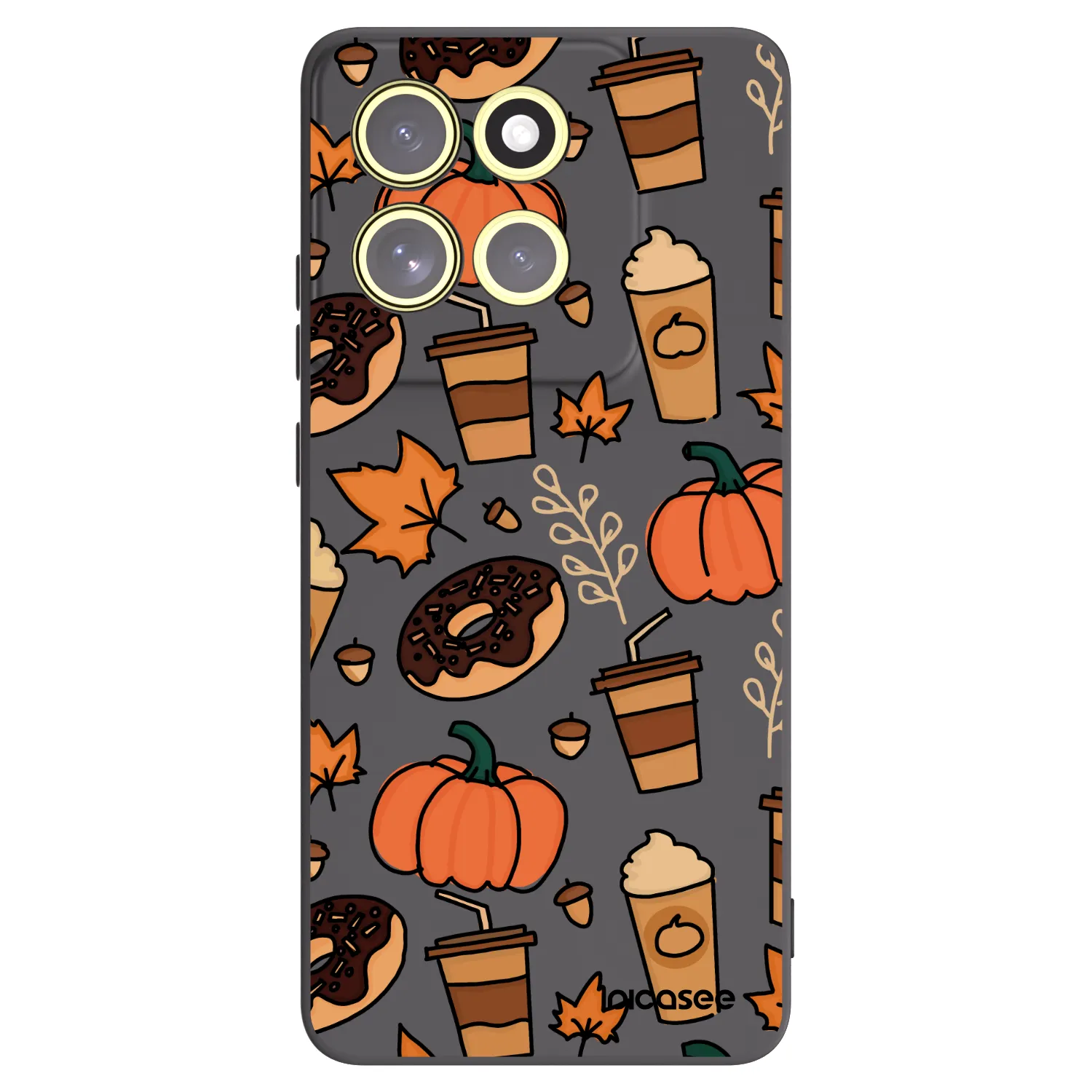 Picasee crna silikonska maskica za Motorola Moto G86 Power 5G - Fallovers