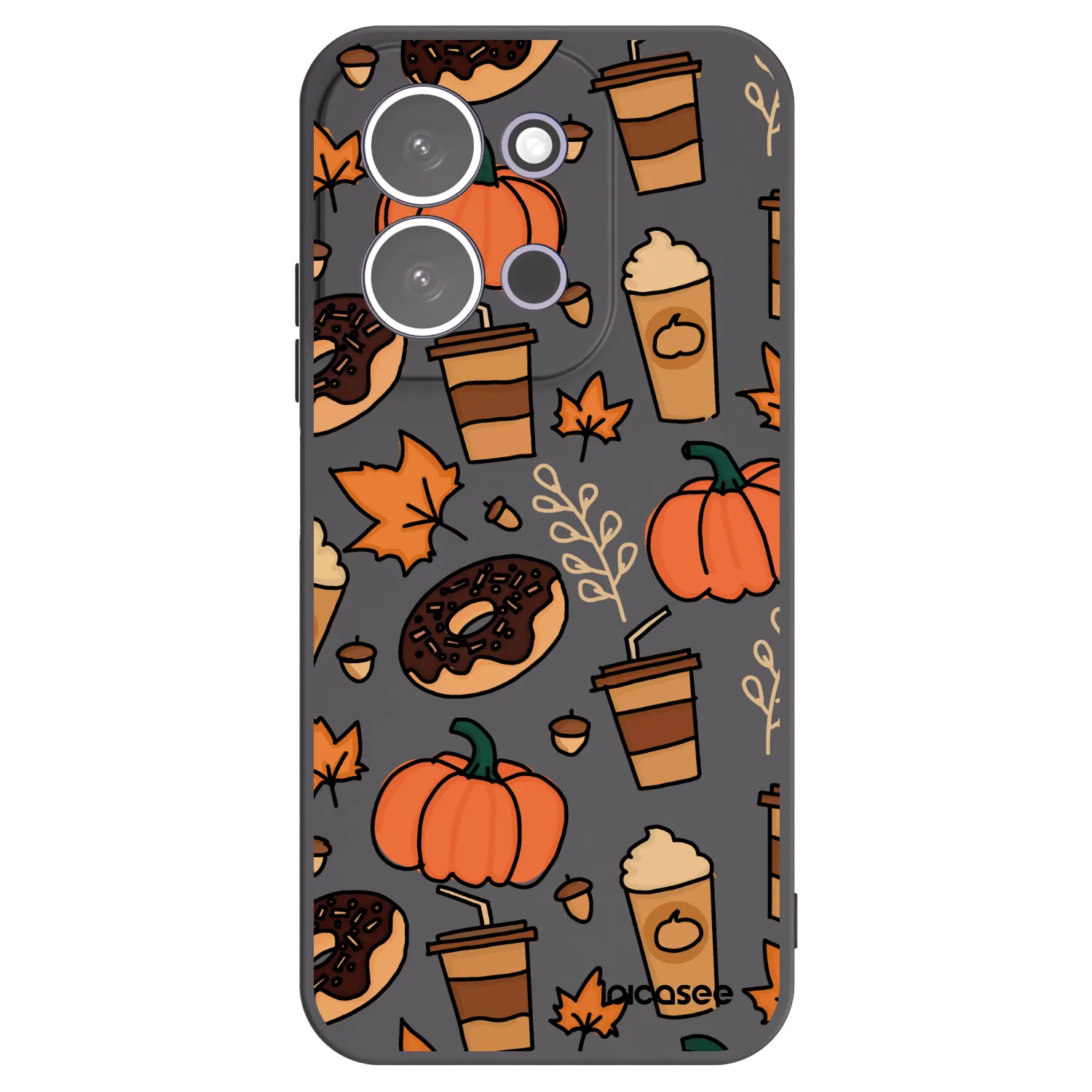 Picasee crna silikonska maskica za Xiaomi Redmi 15C 5G - Fallovers