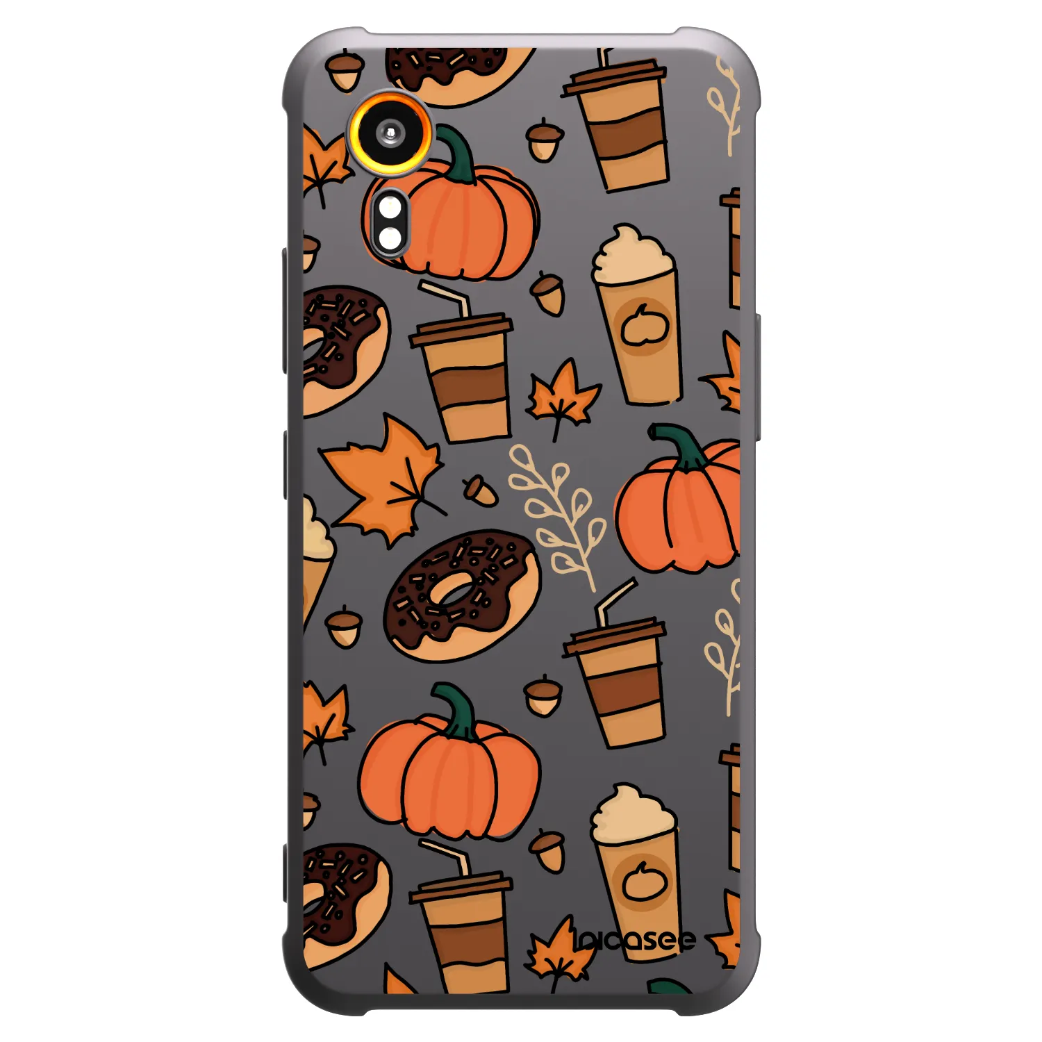 Picasee crna silikonska maskica za Samsung Galaxy XCover 7 - Fallovers