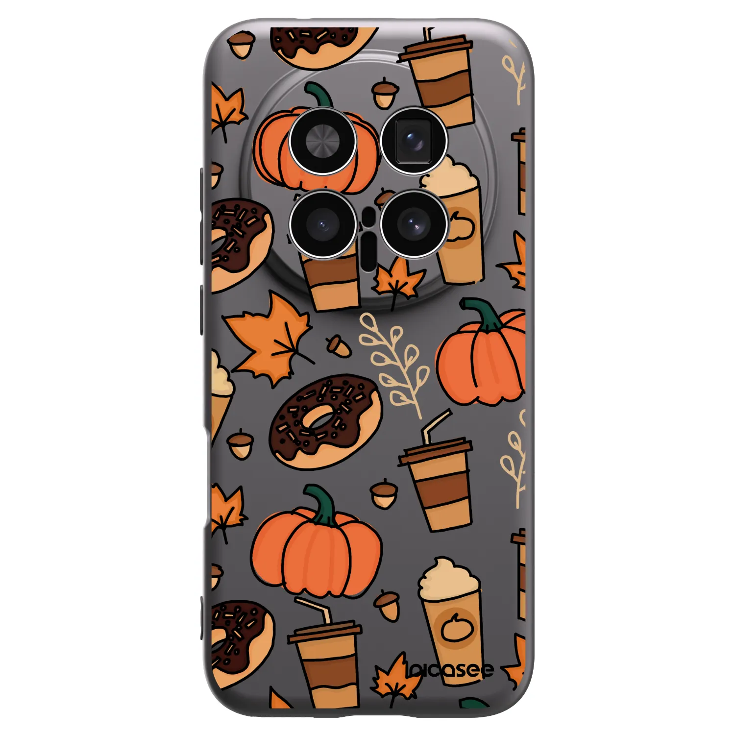 Picasee crna silikonska maskica za Honor Magic8 Pro 5G - Fallovers