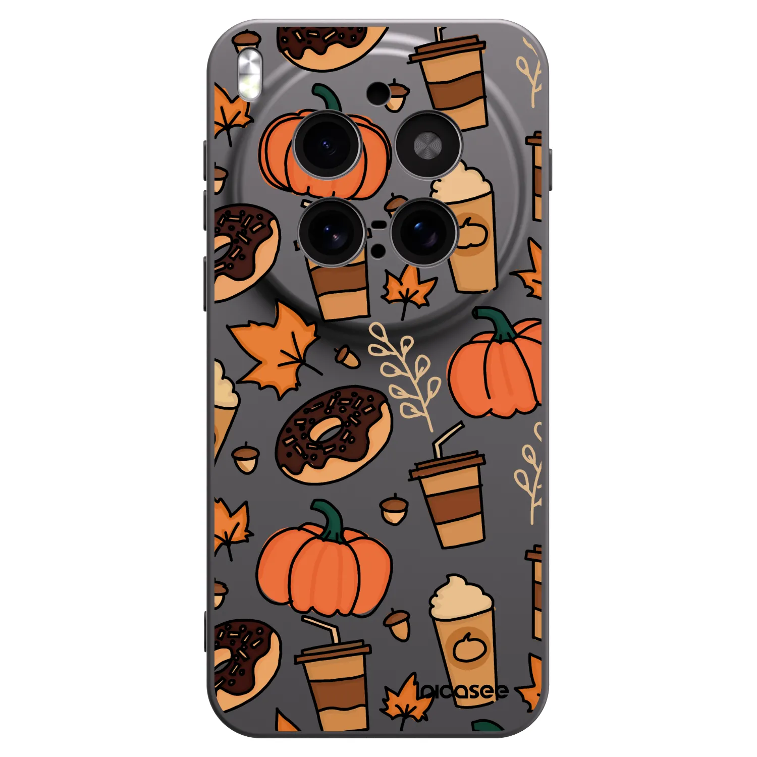 Picasee crna silikonska maskica za Vivo X300 Pro - Fallovers