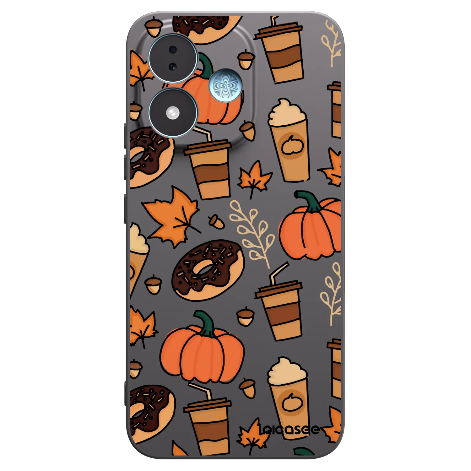 Picasee crna silikonska maskica za Xiaomi Redmi Note 17 5G - Fallovers
