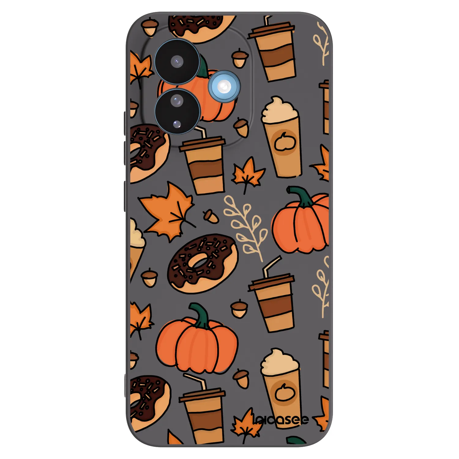 Picasee crna silikonska maskica za Xiaomi Redmi Note 17 Pro 5G - Fallovers