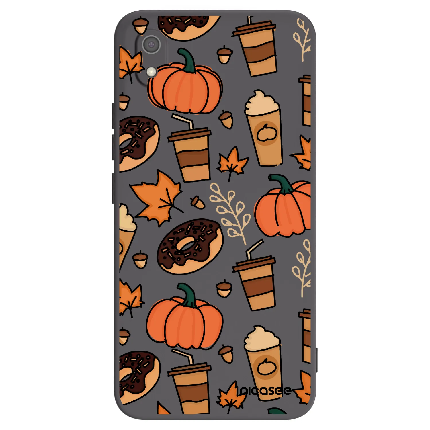 Picasee crna silikonska maskica za Xiaomi Redmi 7A - Fallovers