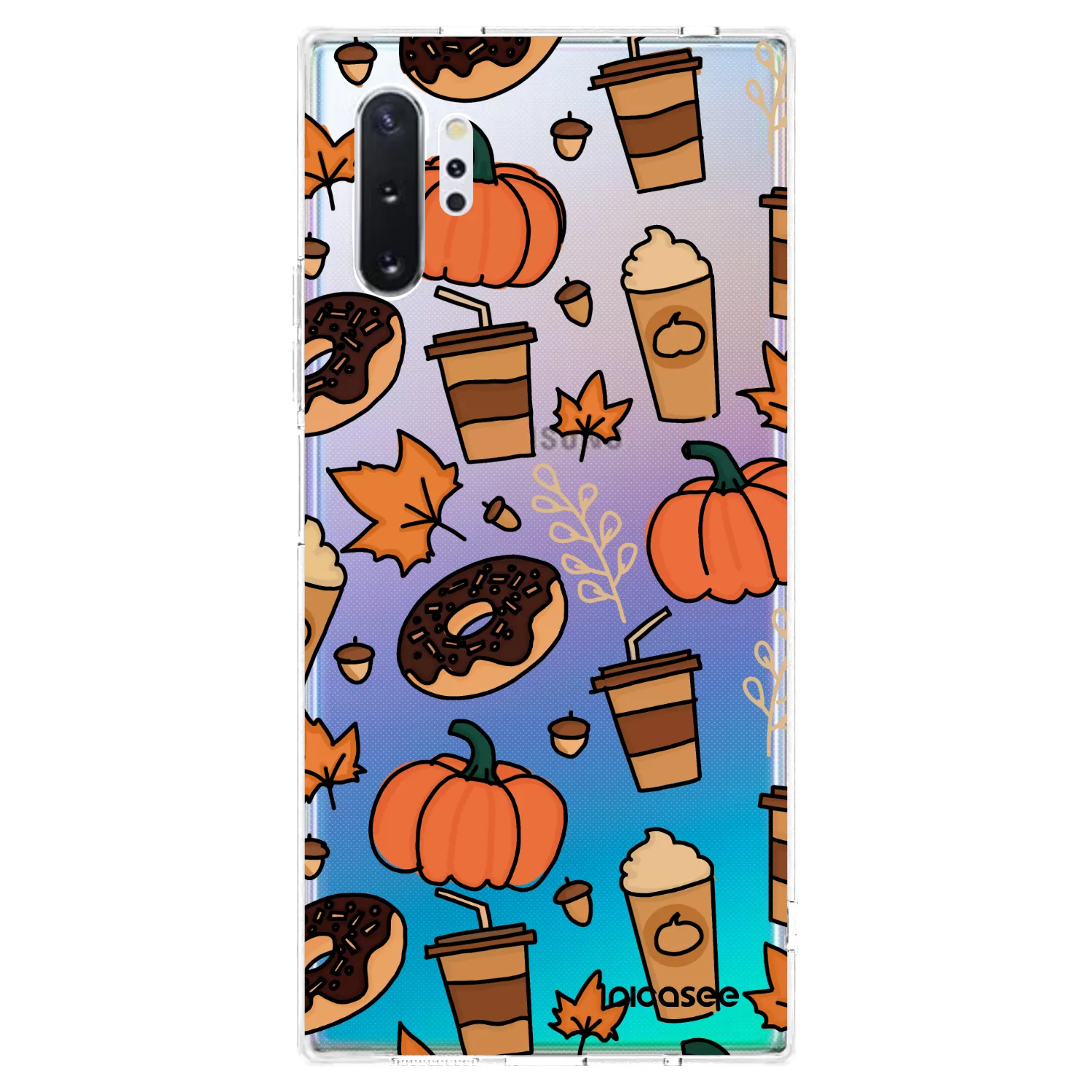 Picasee silikonska prozirna maskica za Samsung Galaxy Note 10+ N975F - Fallovers