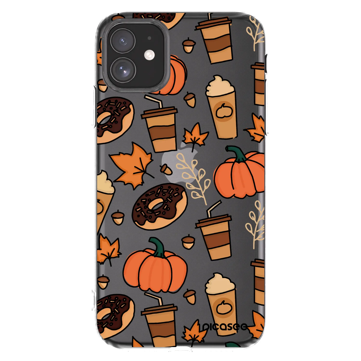 Picasee silikonska prozirna maskica za Apple iPhone 11 - Fallovers