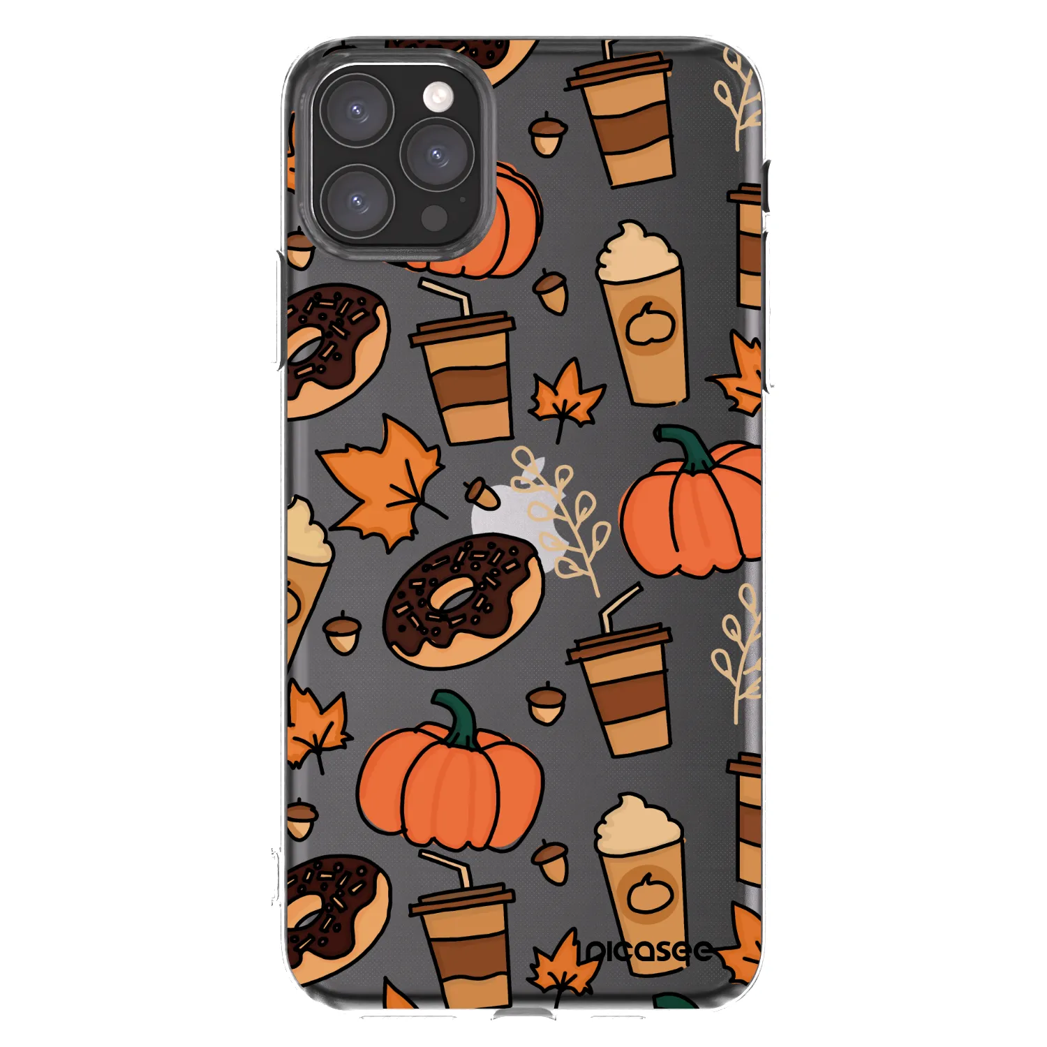 Picasee silikonska prozirna maskica za Apple iPhone 11 Pro Max - Fallovers