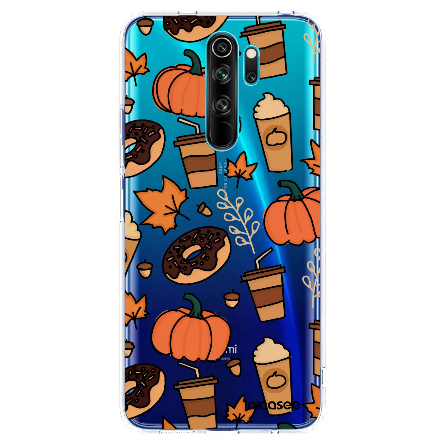 Picasee silikonska prozirna maskica za Xiaomi Redmi Note 8 Pro - Fallovers
