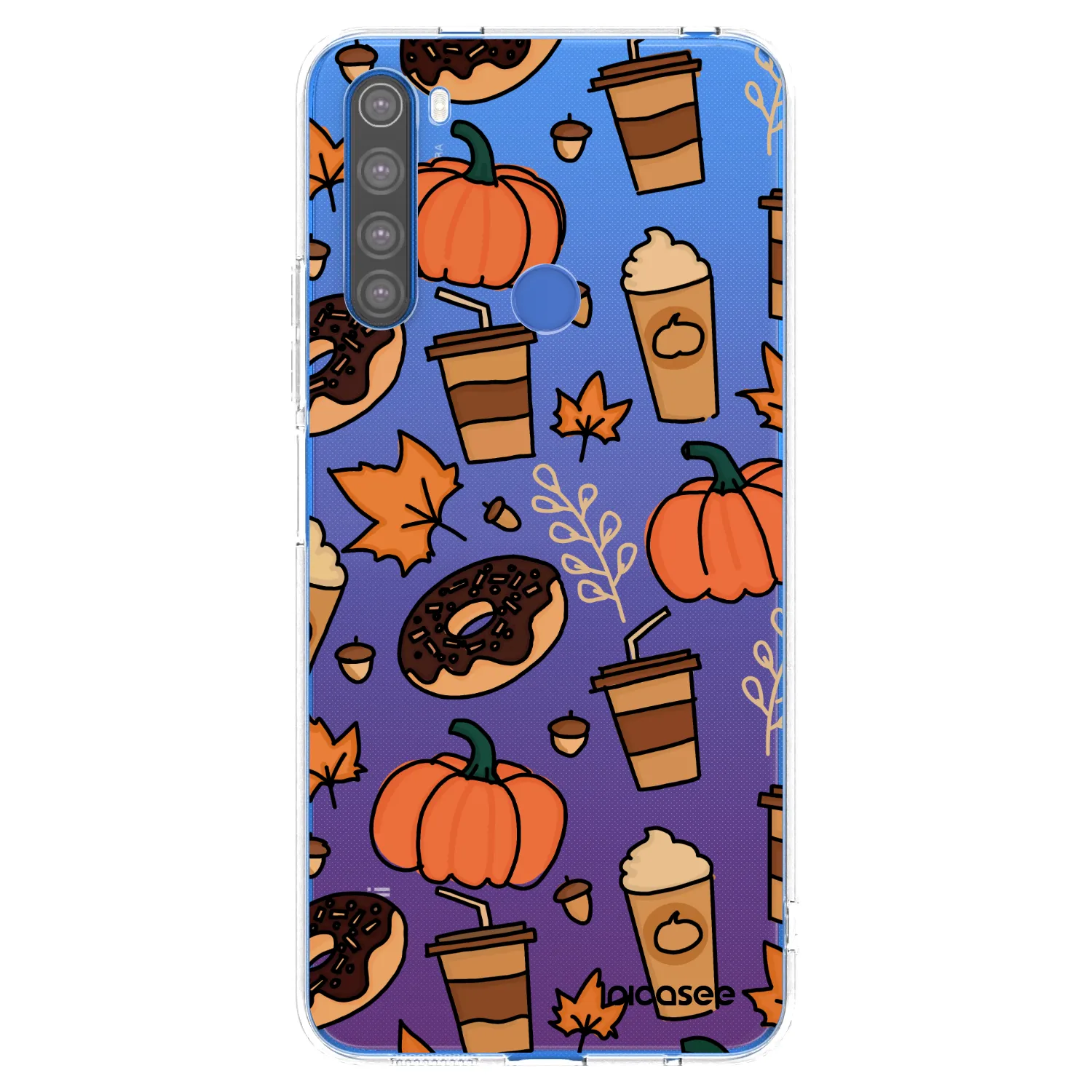 Picasee silikonska prozirna maskica za Xiaomi Redmi Note 8T - Fallovers