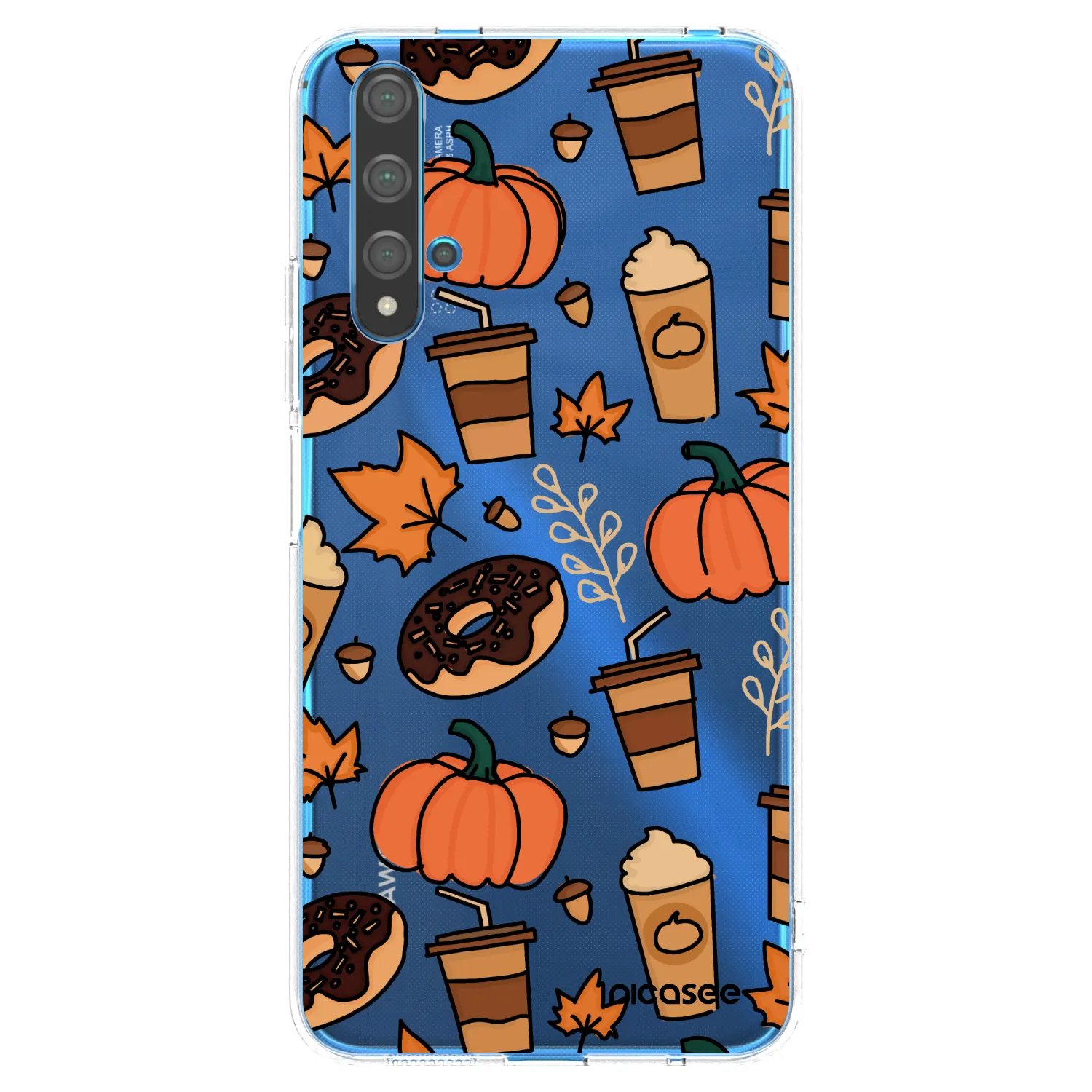 Picasee silikonska prozirna maskica za Huawei Nova 5T - Fallovers