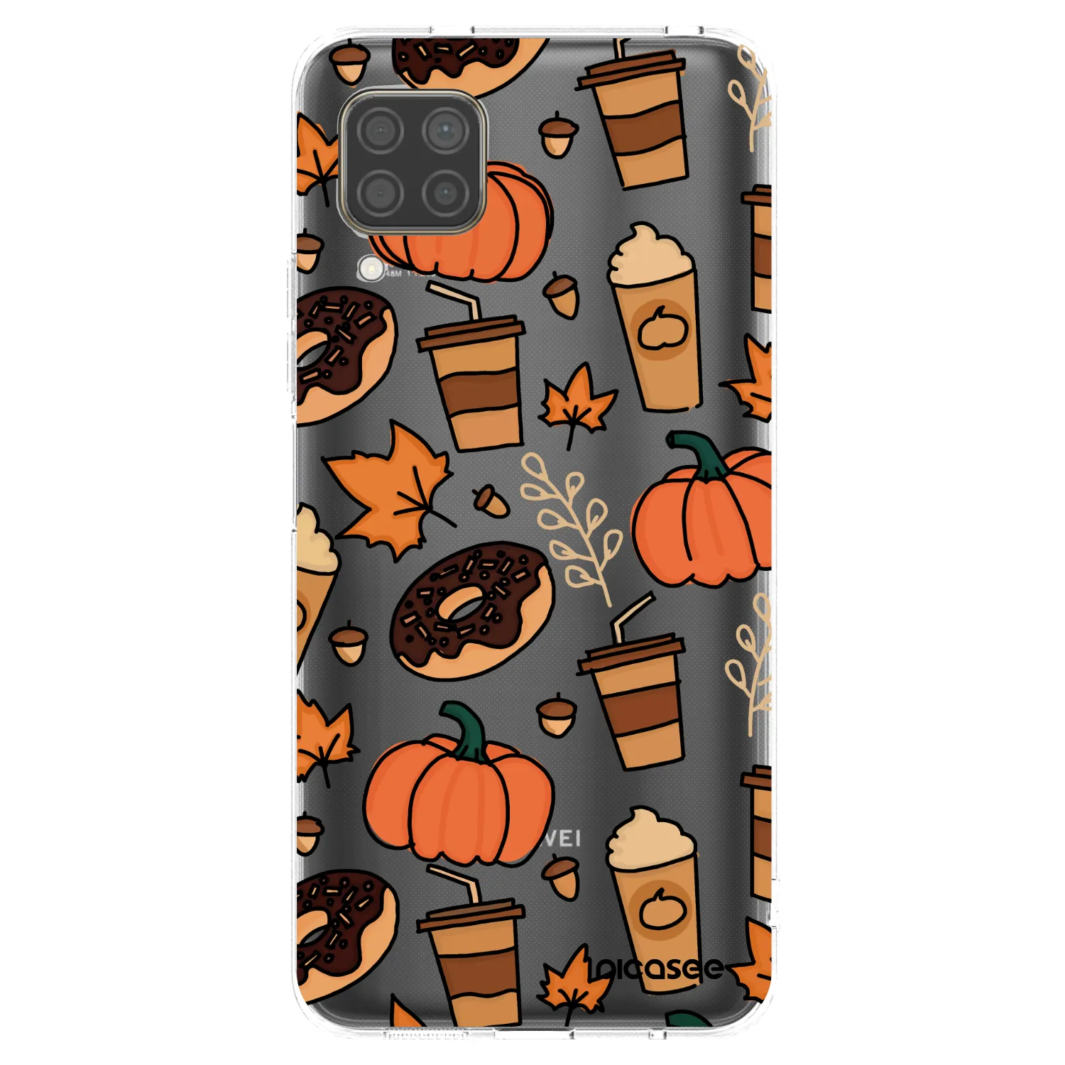 Picasee silikonska prozirna maskica za Huawei P40 Lite - Fallovers