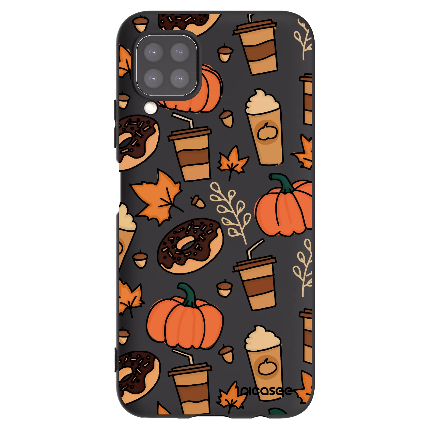 Picasee crna silikonska maskica za Huawei P40 Lite - Fallovers