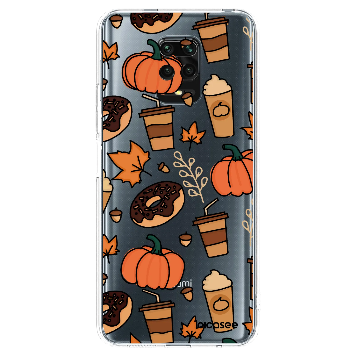Picasee silikonska prozirna maskica za Xiaomi Redmi Note 9 Pro - Fallovers