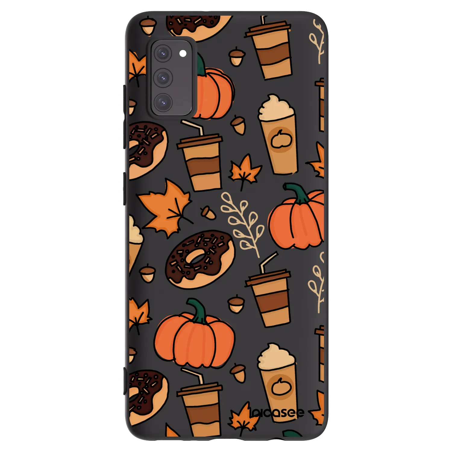 Picasee crna silikonska maskica za Samsung Galaxy A41 A415F - Fallovers