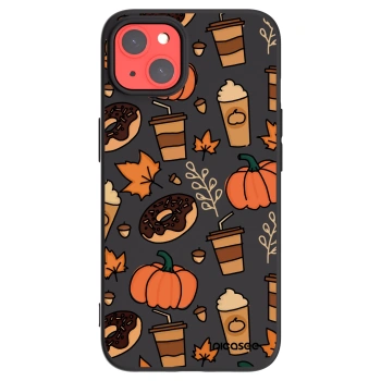 Picasee crna silikonska maskica za Apple iPhone 13 - Fallovers