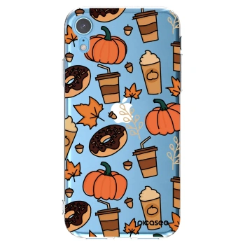Picasee silikonska prozirna maskica za Apple iPhone XR - Fallovers
