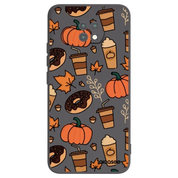 Picasee crna silikonska maskica za Xiaomi Redmi Note 9T - Fallovers