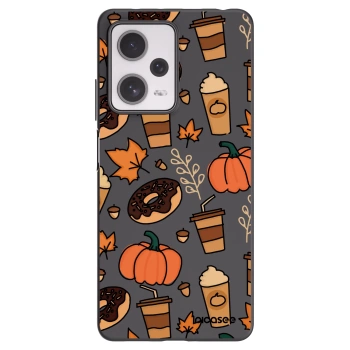 Picasee crna silikonska maskica za Xiaomi Redmi Note 12 Pro+ 5G - Fallovers
