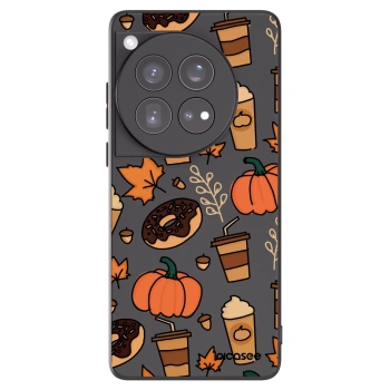 Picasee crna silikonska maskica za OnePlus 12 5G - Fallovers